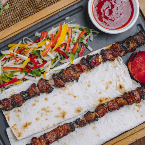 Grieks Souvlaki met Citroen en Knoflook